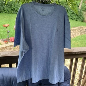 Polo Ralph Lauren Herren 3XB 3XL T-Shirt Blau Kurzarm Oberteil Shirt EUC - Bild 1 von 8