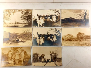 Lote de # 8 postales de agricultores PMC de la década de 1940 sin usar - Imagen 1 de 11