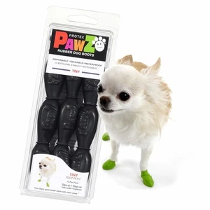 Protex Pawz Protective Dog Boots Black Edition Tiny - Photo 1/5