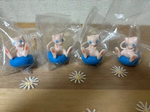 Mew Pokemon Entspannung Maskottchen 4er Set Gashapon Kapsel Spielzeug Mini Figuren Japan - Bild 1 von 2