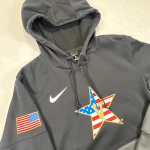 Felpa con cappuccio Nike Vanderbilt Commodores nera bandiera USA uomo piccola Vandy - Foto 1 di 9
