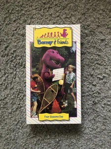 Barney & Friends - Four Seasons Day (VHS, 1992) Time Life Video Brand New Sealed - Foto 1 di 6