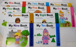 Childs World My First Steps to Math 10 Book Set by Jane Moncure Lot - Picture 1 of 6