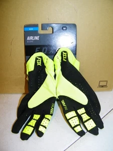 Fox Racing Mens Airline Gloves Clarino Lever Grip Ultra-Light Fluorescent Yellow - Bild 1 von 2
