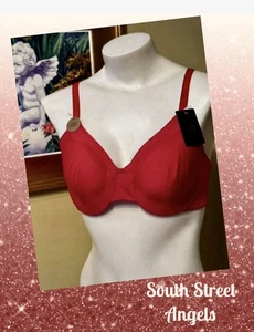 WACOAL 855213 EQUESTRIAN RED ~ PERFECT PRIMER FULL FIGURE UNDERWIRE BRA ~ 38DD - Picture 1 of 11