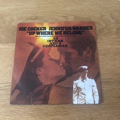 Joe Cocker & Jennifer Warnes - Up Where We Belong 7" Vinyl 1982 - Image 1 of 4