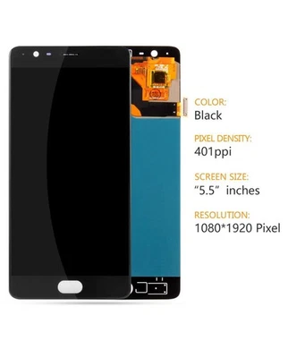 For OnePlus 3 / 3T Replacement tft Screen & Digitiser - Image 1 of 4