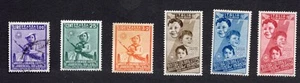 STAMP LOT OF ITALY, SCOTT #'S 89-94, MH, 1 USED ($119) - Bild 1 von 2