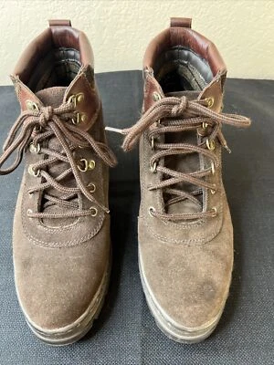 Sporto Brown Hiking Boots Women’s Size 8M Leather Upper Lace Up W2107-36 - Image 1 of 4