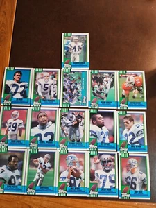SEATTLE SEAHAWKS - 1990 Topps complete Team Set (16 cards) - **Set Break** - Picture 1 of 1