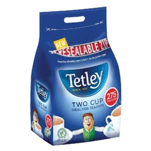 Tetley Dos Taza Bolsitas de Té (Paquete De 275) A07965 - Picture 1 of 1