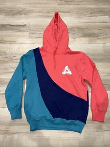 Palace Sweeper Hoodie Sz S Blue / Pink Tri Logo - Picture 1 of 10