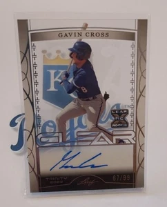 GAVIN CROSS 2022 BLATT TRINITY DURCHSICHTIGE SILBERFOLIE AUTO XRC AUTOGRAMM/99 ROOKIE RC - Bild 1 von 7