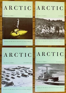 Arctic-Journal of the Arctic Institute of North America 4 Issues 1969 Vol 22 1-4 - Imagen 1 de 10