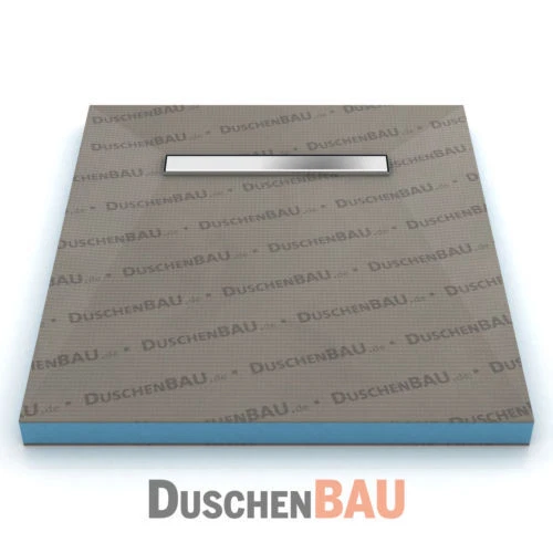 ORIGINAL DICHTLING Duschelement 4-Seiten-Gefälle mit Alca APZ 106 Edelstahlrinne barrierefrei