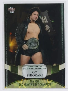 GO SHIOZAKI - 2011 BBM Pro-Wrestling Trading Card - Picture 1 of 3