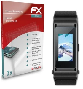 atFoliX 3x Protective Film for Huawei TalkBand B5 clear&flexible - Picture 1 of 8