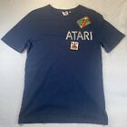 Vtg Atari Pong Legend Blast Off Tee T Shirt Junkfood Made in USA Mens Sz S Blue