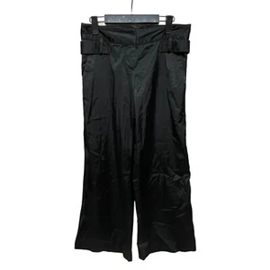 Arden B. High-Waisted Black Stretch Wide-Leg Pants Mid Rise W28 L30 Size 2 Y2k - Picture 1 of 6
