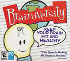 BRAINIVERSITY - Brainversity Brain Training Puzzle PC Game For WinXP,Vista,7 NEW