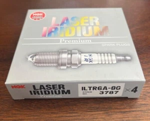 Bujía láser de iridio NGK 3787 ILTR6A-8G - Paquete de 4 - Imagen 1 de 3