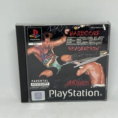 ECW Hardcore Revolution (Sony PlayStation 1, 2000) With Manual Ps1 Tested - Image 1 of 4