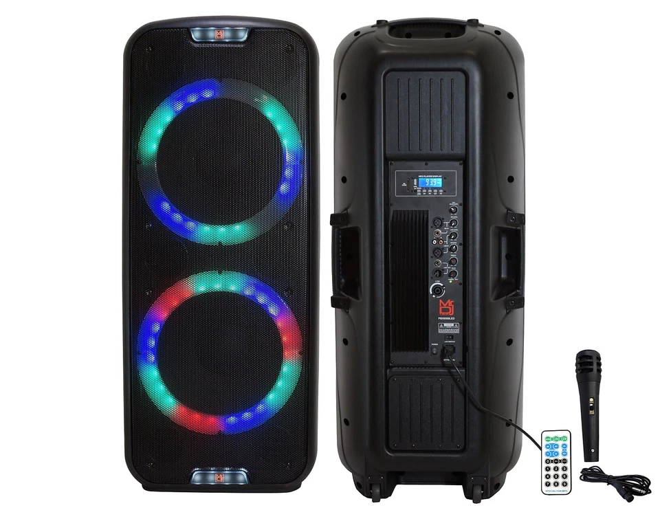 Alto-falante Bluetooth Mr. Dj LETS JUMP PBX6500LE Dual 15" 3WAY 5000W Max Power PA DJ - Imagem 1 de 1