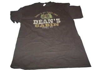 There's No Place Like Dean's Cabin Varney, WV brown T-Shirt Size M - Picture 1 of 1