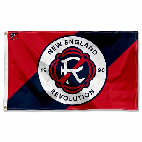 New England Revolution Jersey Pattern 3 ft x 5 ft Flag Cover