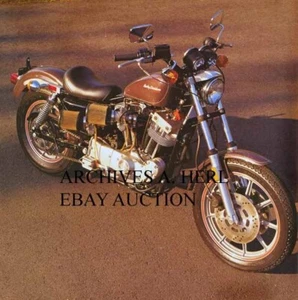 Harley-Davidson XR 1000 1983 motocicleta foto de prensa de fábrica - Imagen 1 de 1