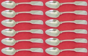 Old English Tipt By Gorham Sterling Silver Teaspoon Set 12 pieces 6" - Picture 1 of 3