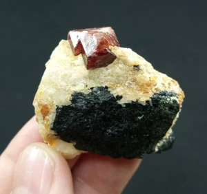 Zircon with Biotite from Gilgit, Pakistan. - Picture 1 of 4