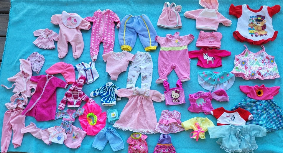 Lote de Ropa Bebé Muñeca Vestido de Noche Todo en Uno Tops Pantalones Foto 1 de 1