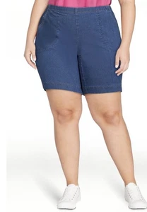 Just My Size Women’s Medium Stonewash 2 Pocket Shorts 2X NEW - Picture 1 of 8