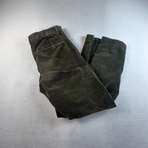 Polo Ralph Lauren Corduroy Pants Mens 32x30 Green Preston Fit Classic Casual - Picture 1 of 15