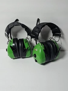Par de auriculares de radio Race Ceiver Racing - Juego de 2 teléfonos con cabeza verde solo Nascar - Imagen 1 de 3