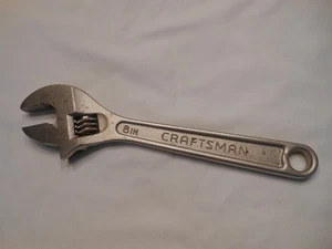 Craftsman 200 mm 8" Adjustable Wrench 44603 Made In USA - Bild 1 von 4