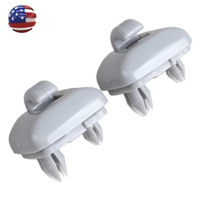 2 X солнцезащитный козырек серый зажим держатель крючки для Audi A3 S3 A4 S4 A5 S5 Q3 Q5 - Изображение 1 из 4