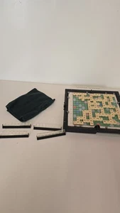 Travel Scrabble Folding Hard Case, Complete All 100 Clip in Tiles VGC - Picture 1 of 8