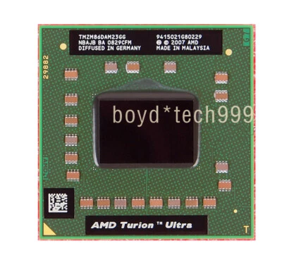 AMD Turion X2 ZM-86 2.4 GHz Dual-Core TMZM86DAM23GG Socket S1 CPU Processor - Image 1 of 2