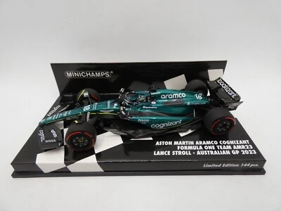 Aston Martin Aramco AMR23 Lancia Passeggiata #18 Gp 2023 MINICHAMPS 1/43 F1 - Immagine 1 di 3