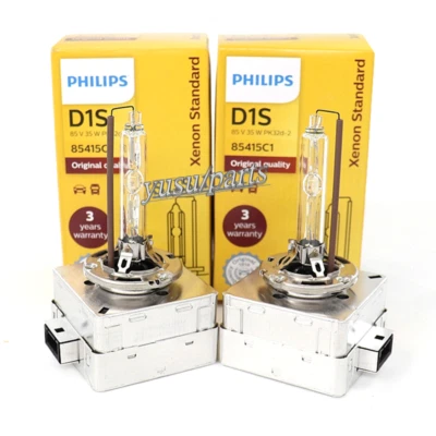 2x Philips D1S 85V 35W 85415C1 Original Quality Standard Xenon HID Car Headlight - Image 1 of 4
