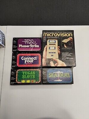 Microvision Electronic Handheld Video Game System Milton Bradley MB 1979 READ