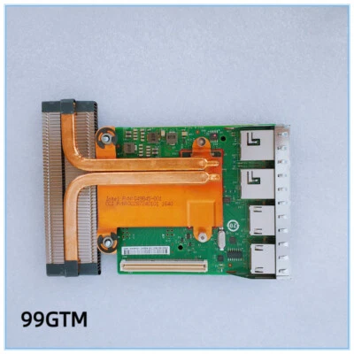 For Dell X540 Base-T2 Quad Port 2x 10GB 2x 1GB RJ-45 Daughter Card 99GTM NIC - Image 1 of 4