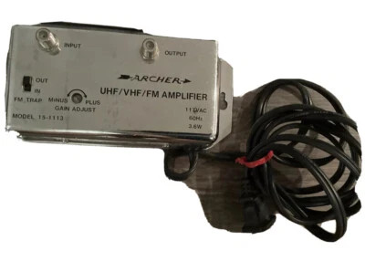 Radio Shack Archer UHF/VHF/FM Amplifier Model 15-1113, Packaged - Image 1 of 2