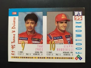 PIEMMECI FORMULA 1 ANNO 1995 PILOTI TEAM FOOT WORK n. 150 NEW CARD - Imagen 1 de 2