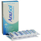 Anusol Suppositories Haemorrhoids Shrinks Piles 3 Way Action - 12 Pack Multi-buy