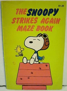 The Snoopy Strikes Again Maze Book 1979 - Picture 1 of 3