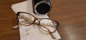 Bulgari pink ladies glasses frames. 4131-B. With case. - Picture 1 of 5