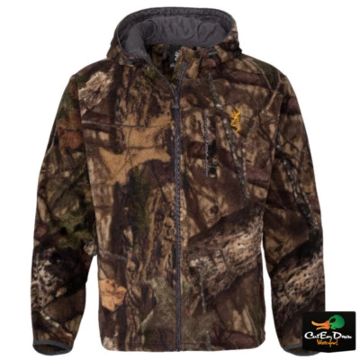 NEW BROWNING WASATCH CB FLEECE JACKET MOSSY OAK BREAK UP COUNTRY CAMO - Image 1 of 2